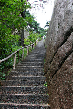 黄山石头台阶