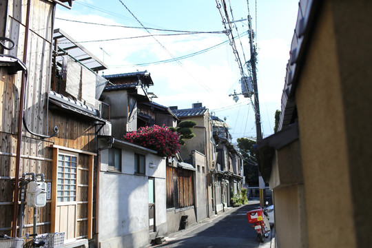 日本旅游摄影京东街道