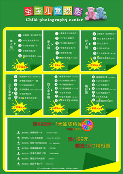 攝影價格套餐表