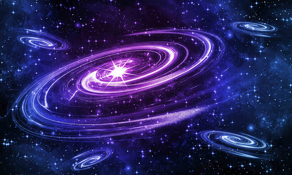 漩渦星系星空