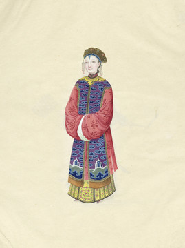 古代官員婦女人物像