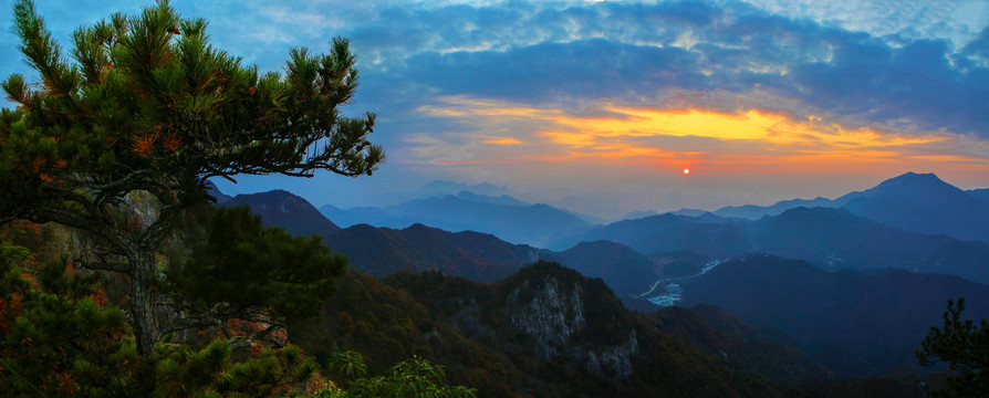 明堂山日出