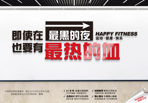 健身文化墻