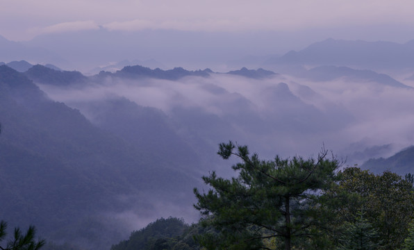 石台仙寓山风光