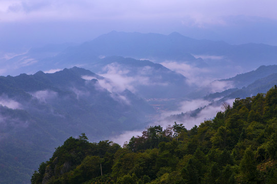 石台仙寓山风光