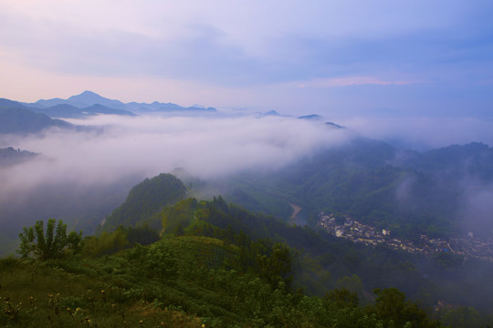 石潭云海