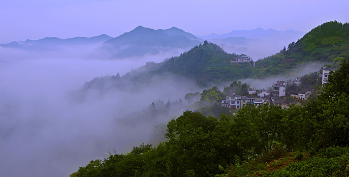 石潭云海