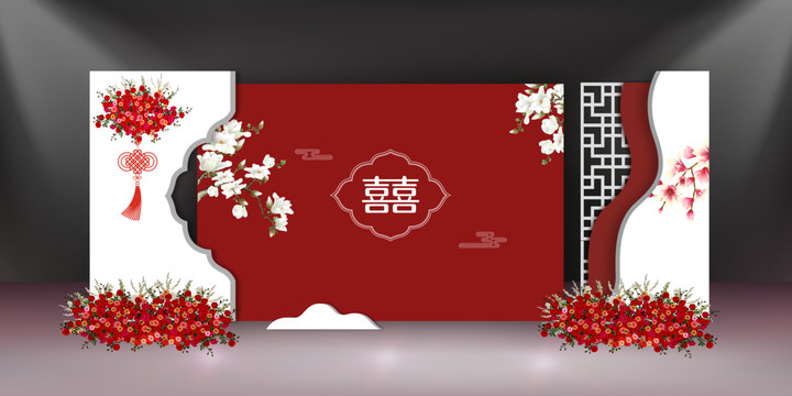 紅色新中式婚禮