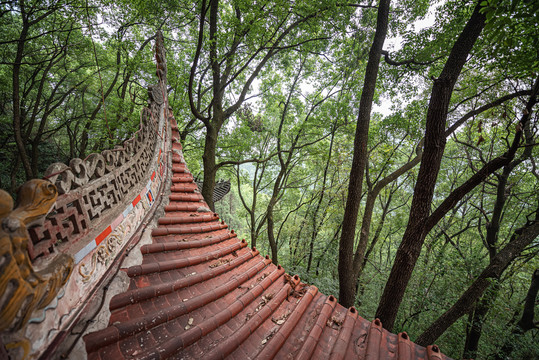 重庆老君洞道教建筑人文风光