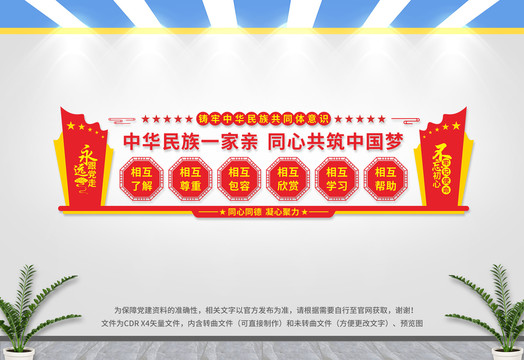 民族團結文化墻