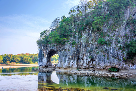 中国广西桂林两江四湖象山景区