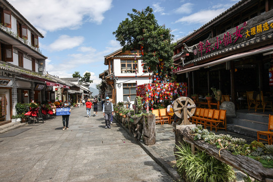 中国云南大理古城风景