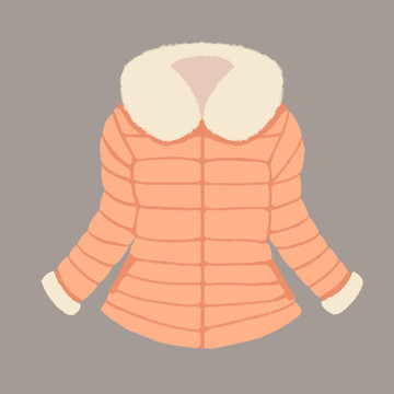 雙十一購物元素羽絨服