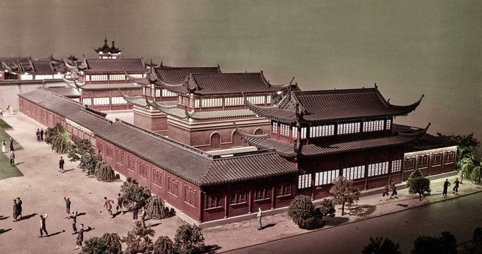 老上海豫园建筑