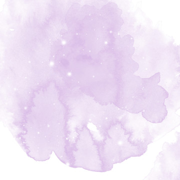 紫色装饰画水彩