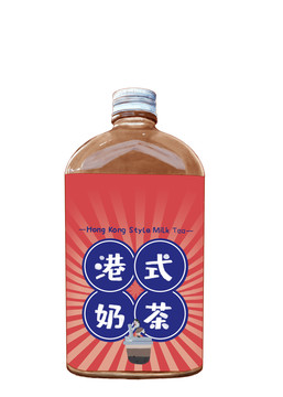 港式奶茶飲品海報(bào)菜單設(shè)計(jì)