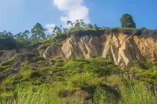 福建丘陵地表山坡地理