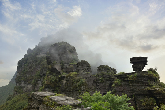 贵州梵净山景区风光