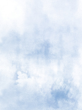 復(fù)古藍(lán)色水彩畫(huà)
