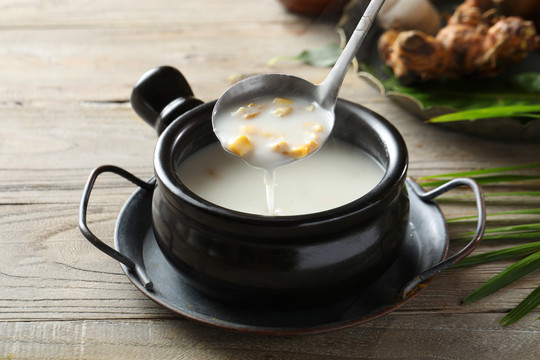 粟米椰汁雞湯