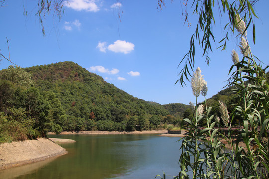 绿水青山白云飘