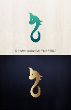 龙玉佩翡翠logo标志商标