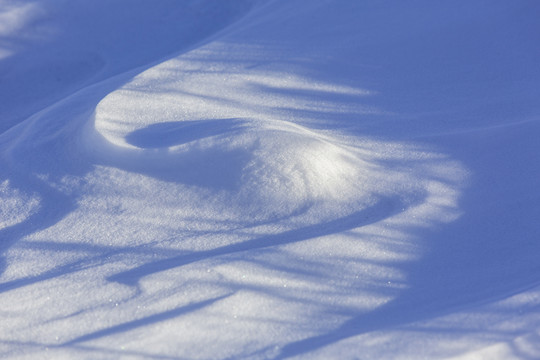 光影雪地纹理