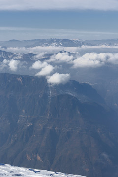 云南昭通大山包大峡谷风景