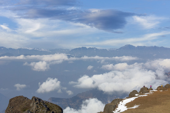 云南昭通大山包大峡谷风景