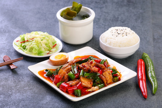 回鍋肉飯套餐