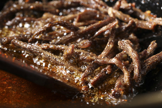 香辣牛肉絲