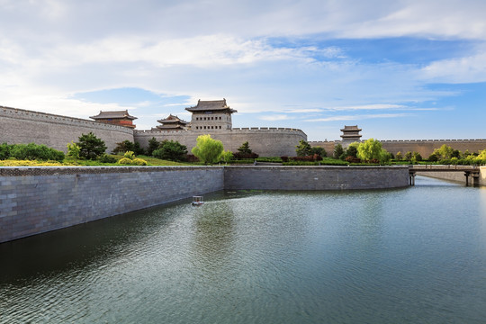 大同古城城墙护城河