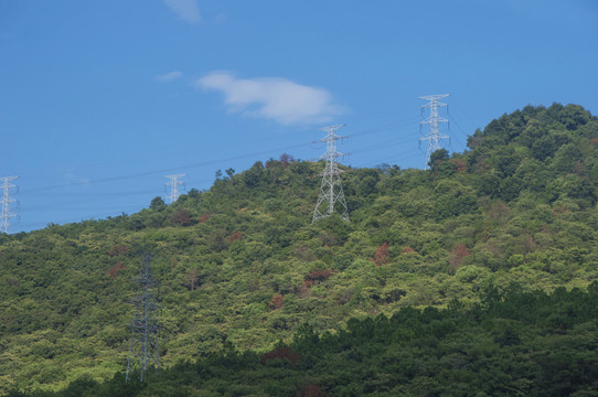 高山铁塔电力