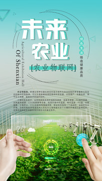 未來農(nóng)業(yè)現(xiàn)代農(nóng)業(yè)物聯(lián)網(wǎng)海報