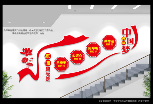 民族團(tuán)結(jié)樓道展板