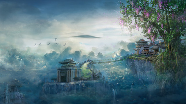 仙界場景概念圖
