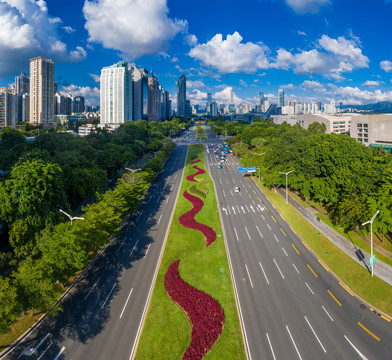 最美城市道路深圳深南大道