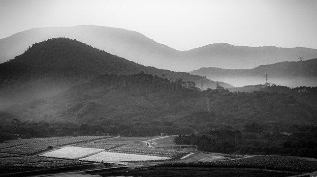 水墨田园