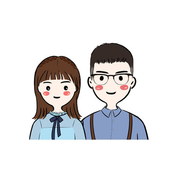 卡通婚紗照