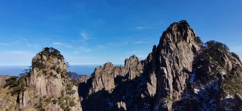 黄山山景