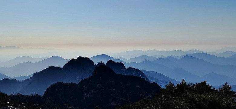 水墨黄山