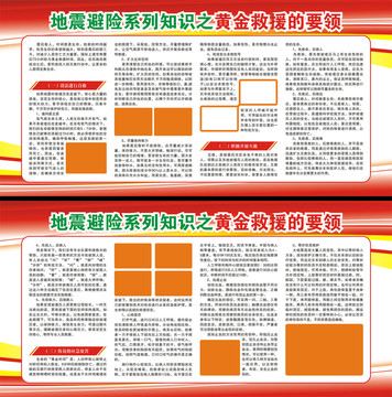 防震系列知识黄金救援的要领