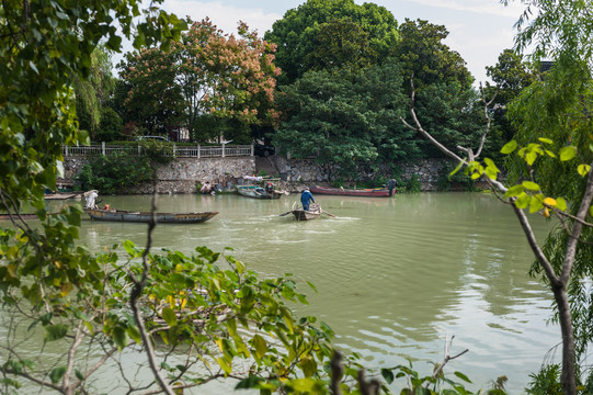 邵伯湖人文风景