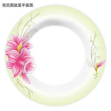 餐具花紙