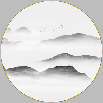 水墨山水畫