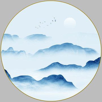 新中式山水