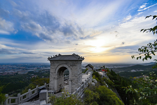 山东青州云门山风光