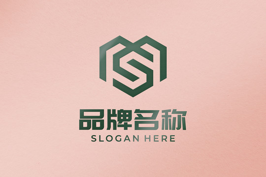 绿色亚克力logo