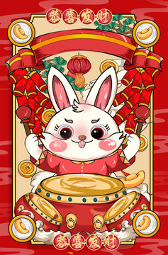 國潮兔年新年