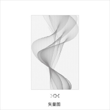 三角鏤空裝飾